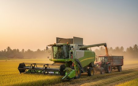 ধান কাটার মেশিন