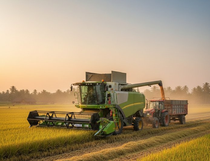 ধান কাটার মেশিন